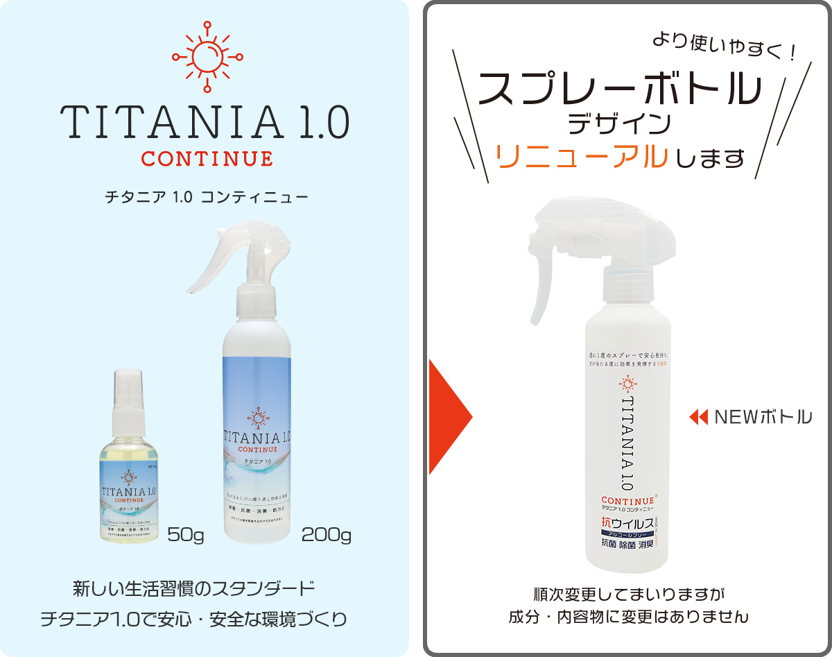 チタニア1.0製品