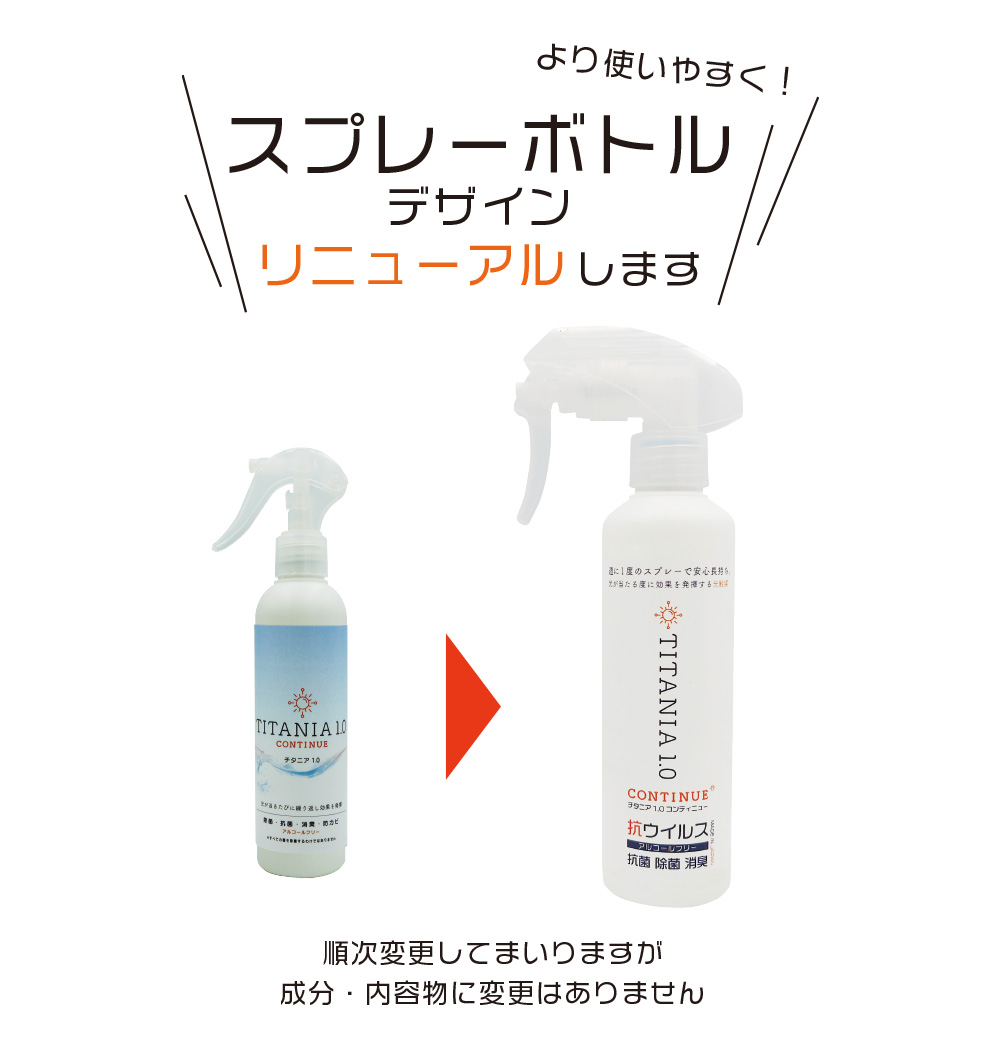 チタニア1.0ラインナップ